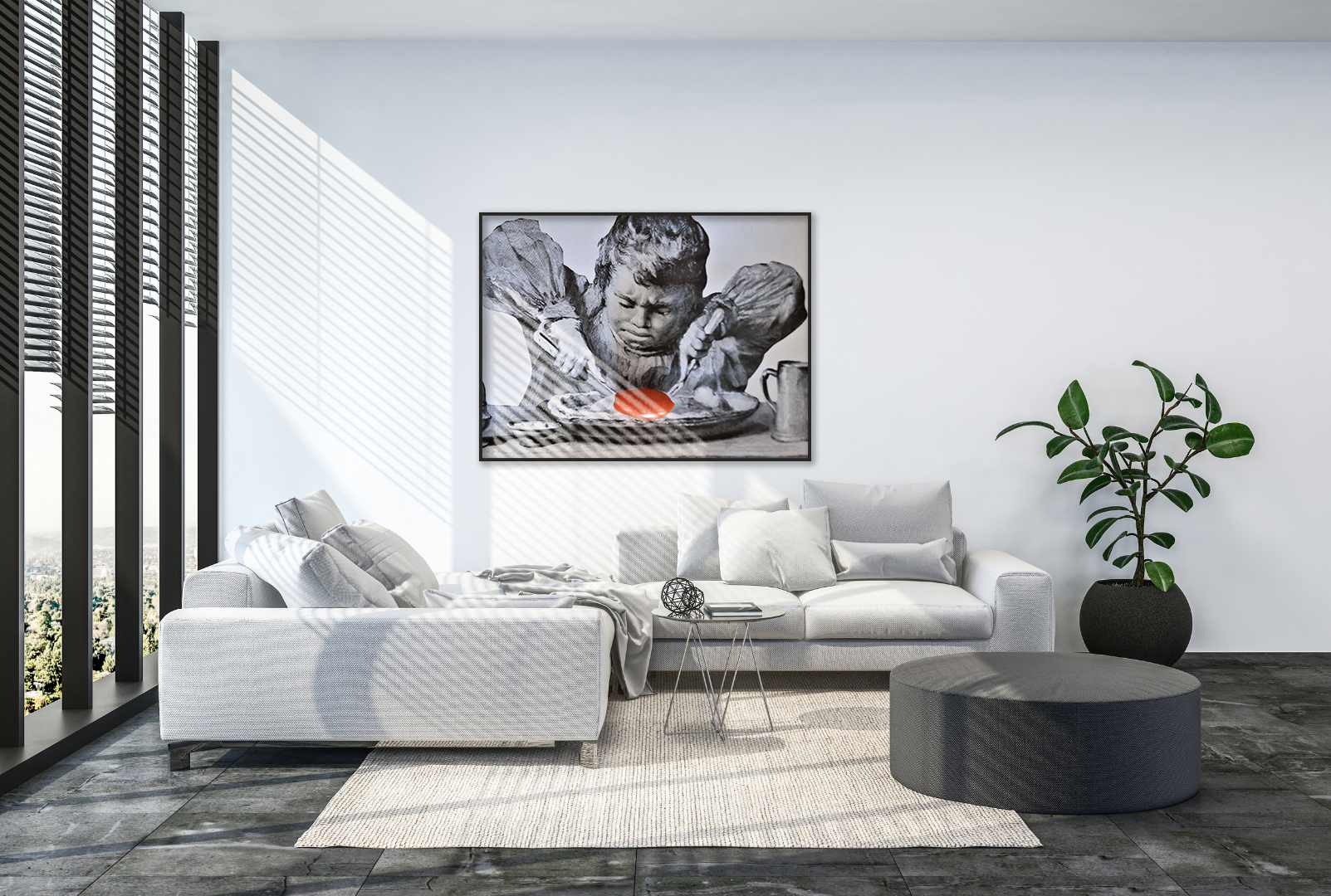 Tomatoe Please Sir! original abstract contextualised office art modern decor photo print by Blair Montague Drake